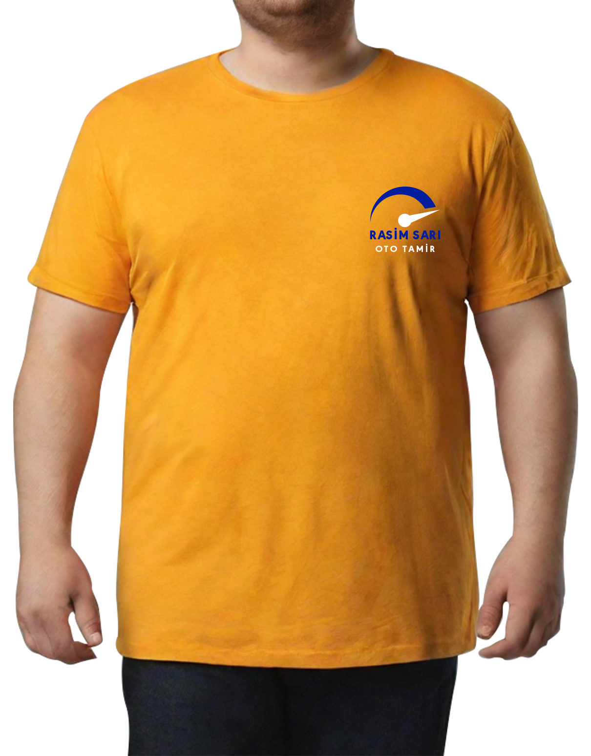 Toptan Büyük Boy Tişört - Sarı (Özelleştirilebilir)