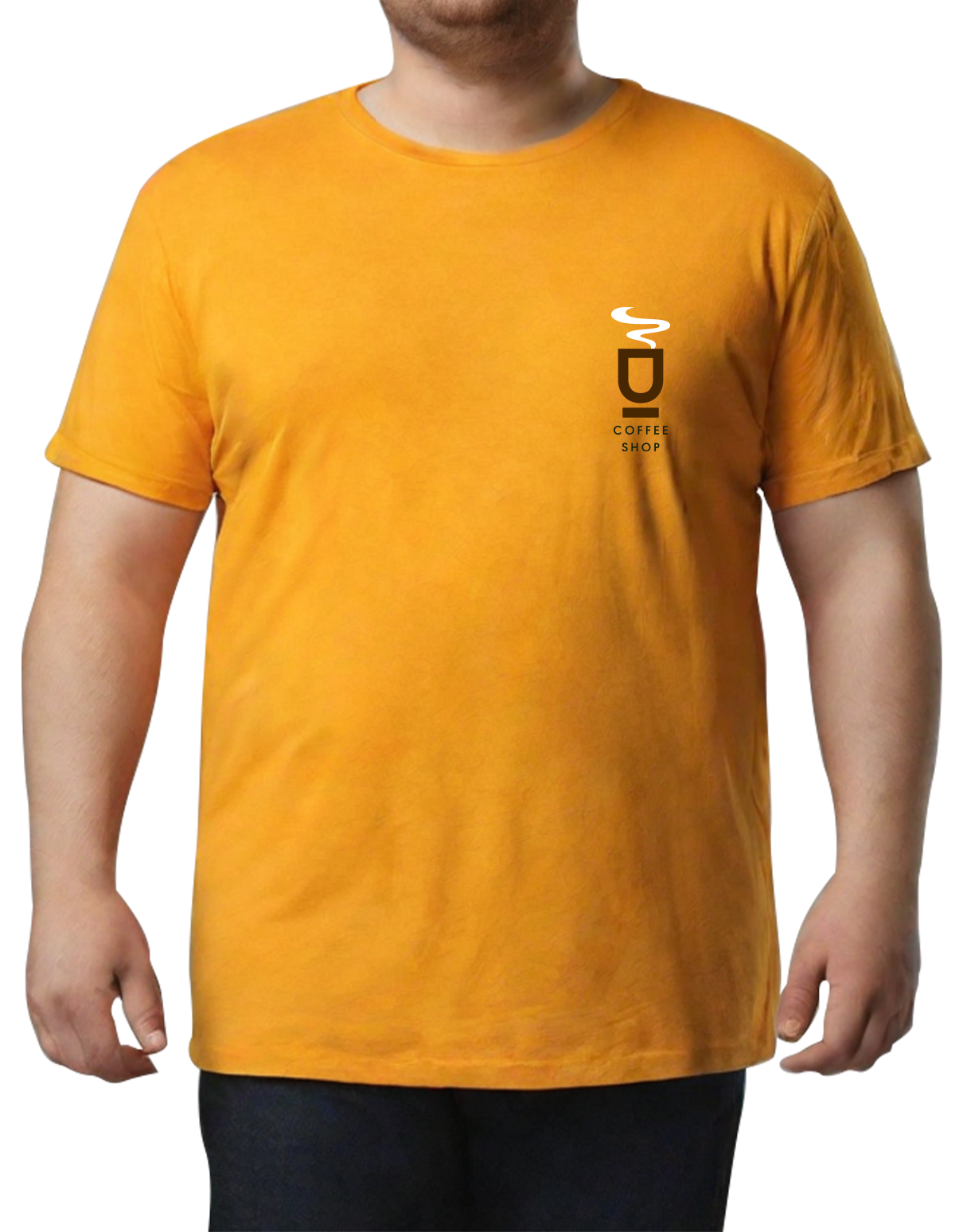 Toptan Büyük Boy Tişört - Sarı (Özelleştirilebilir)