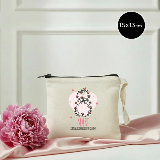 15x13 cm Astarsız Clutch Modeli Günlük Kullanım - Kadınlar Günü Hediyesi