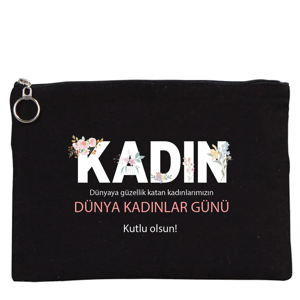 30×21 cm Siyah Astarlı Portföy Çanta - Kadınlar Günü Hediyesi - görsel 8
