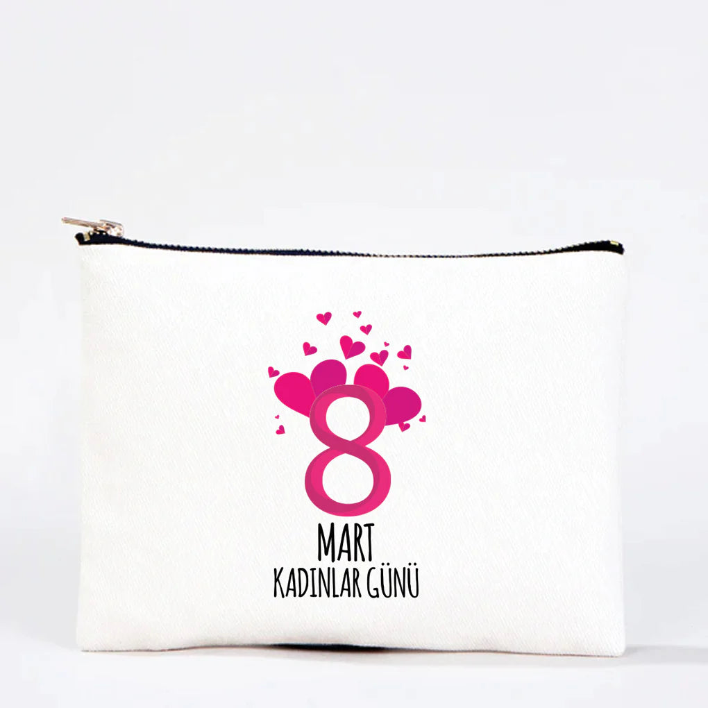 21x15 cm Beyaz Star Clutch - Kadınlar Günü Hediyesi - yakın çekim