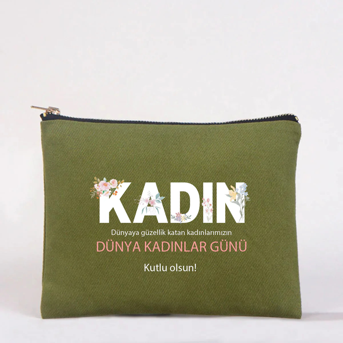 21x15 cm Yeşil Star Clutch - Kadınlar Günü Hediyesi