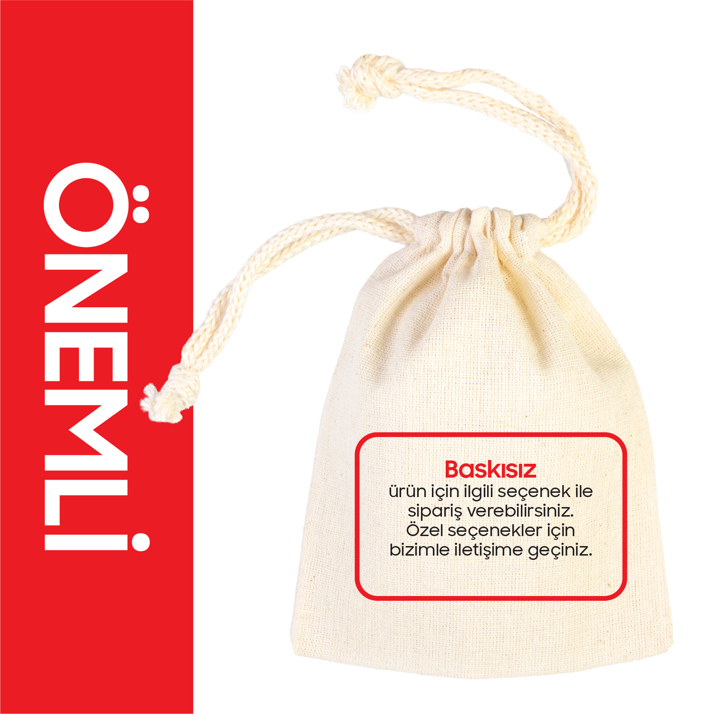 Gül Kese 10x14,5 cm (Özelleştirilebilir)