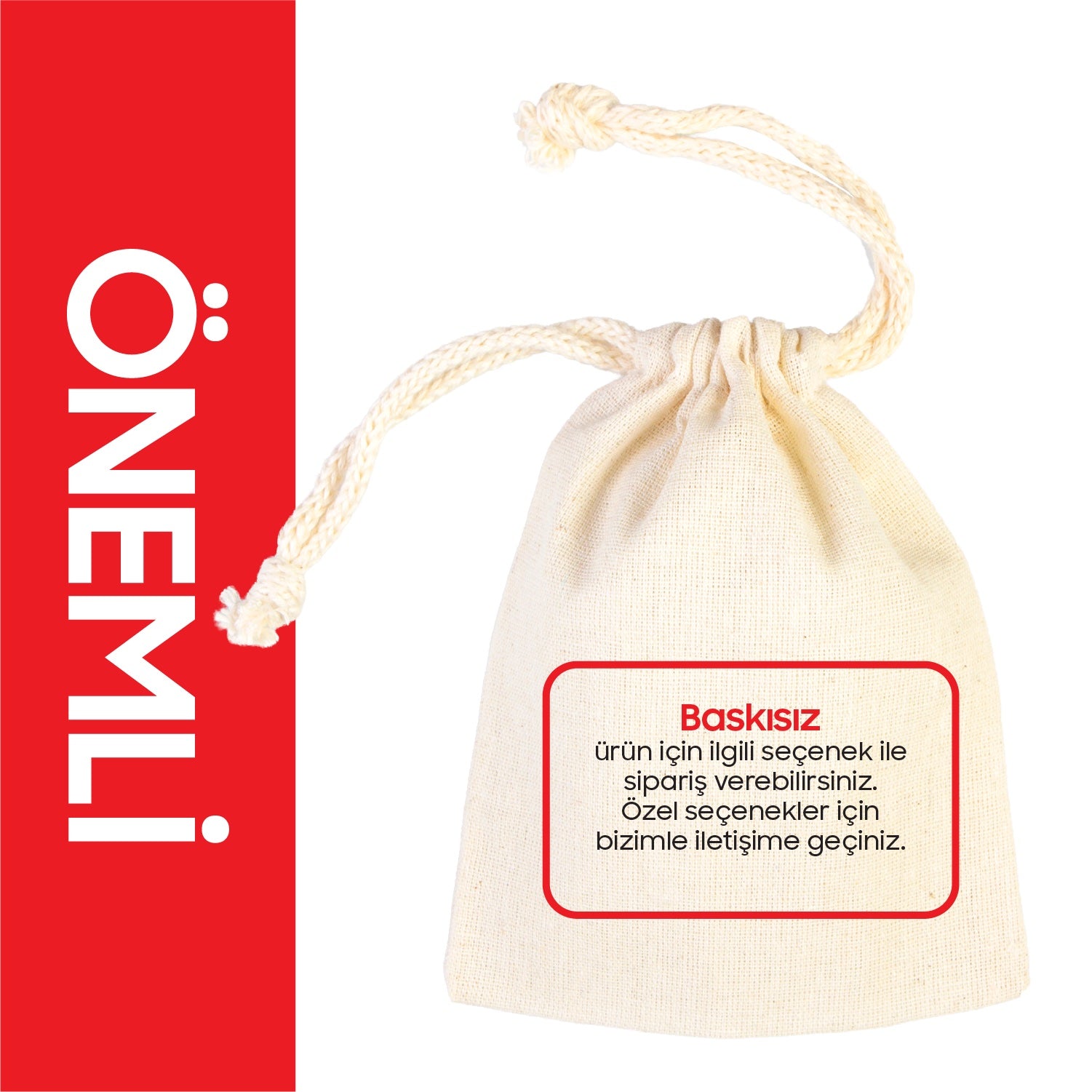 Bez Kese 7x10 cm (Özelleştirebilir) - görsel 12