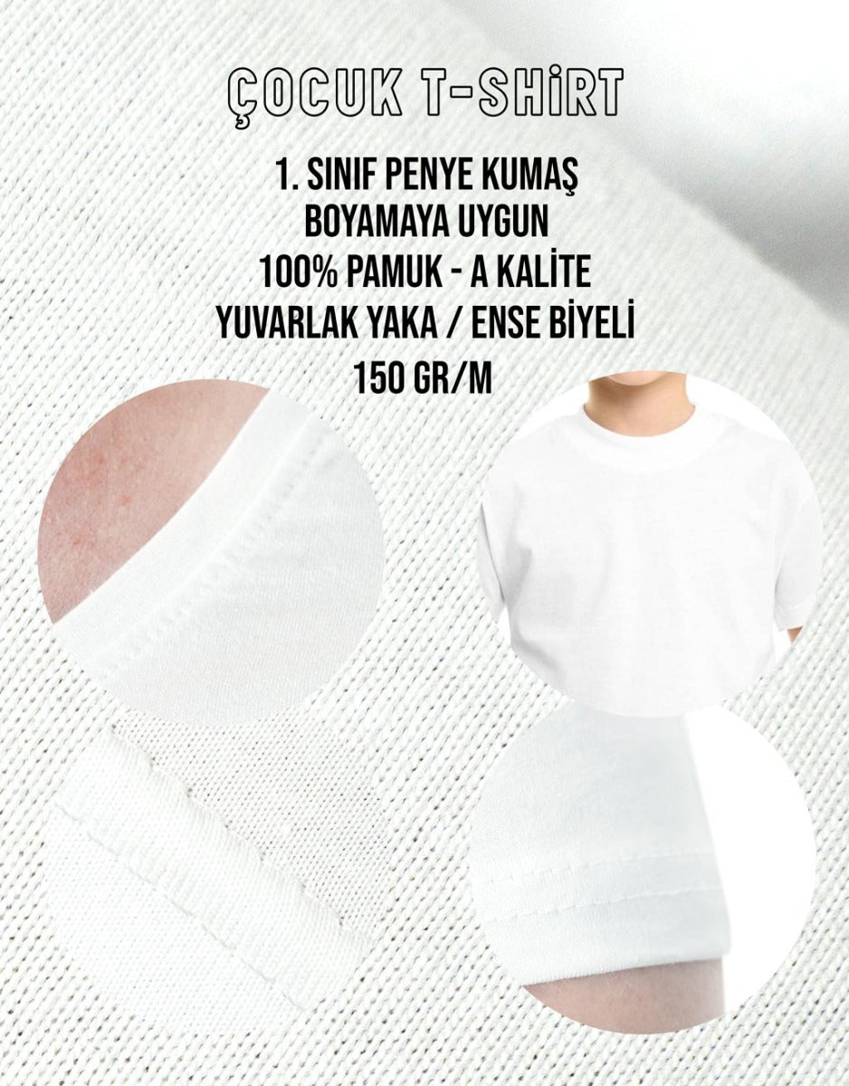 Boyanabilir Çocuk 1.Kalite Tişört - Canım Annem 2