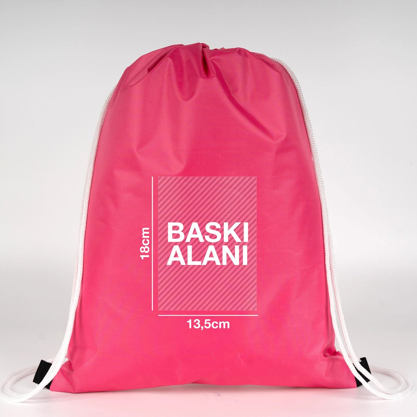 İmperteks Sırt Çantası 32x45 cm Fuşya (Özelleştirilebilir)
