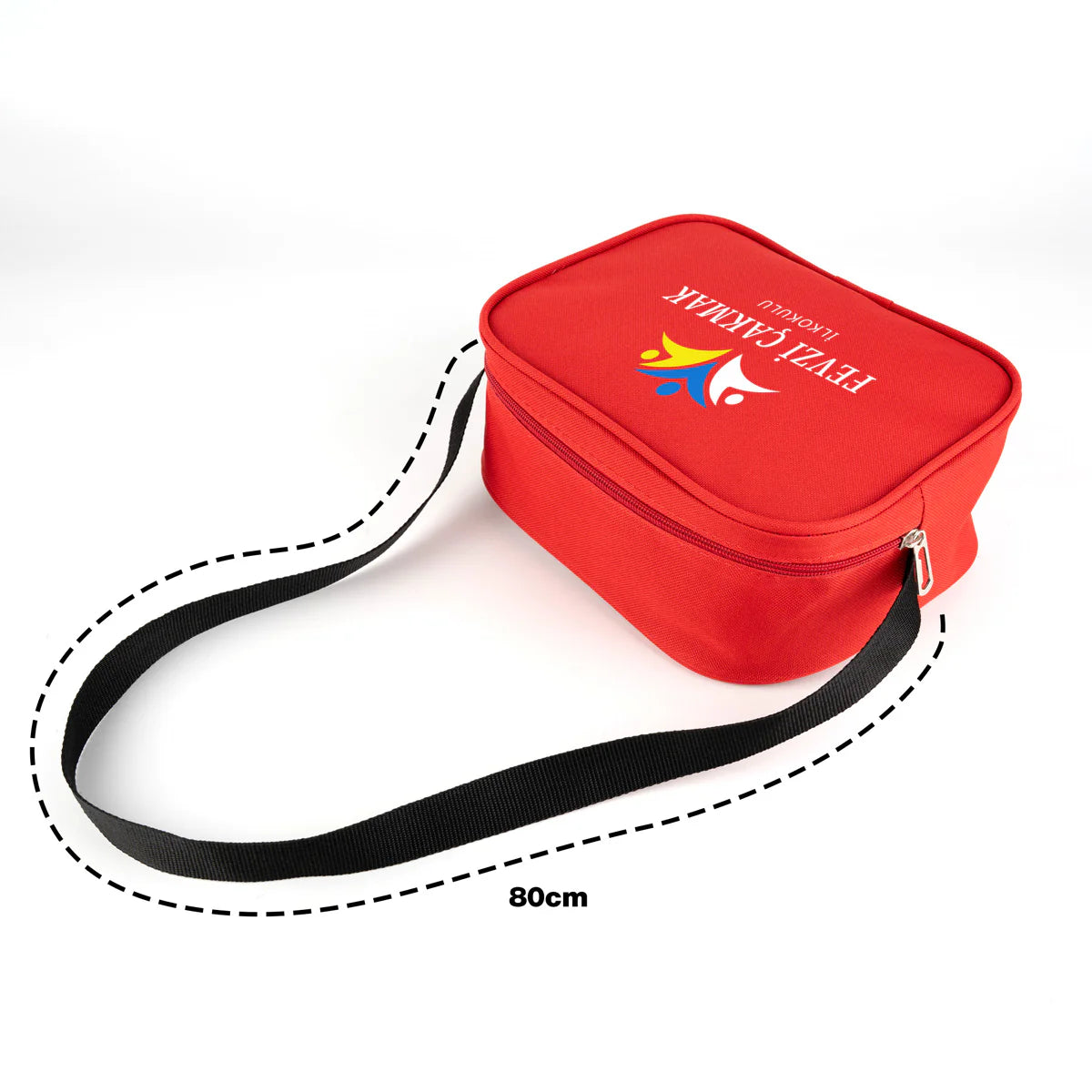 Okul Öğrenci Çanta Seti Sırt Çantası Beslenme Çantası Kalemlik Kırmızı - görsel 9