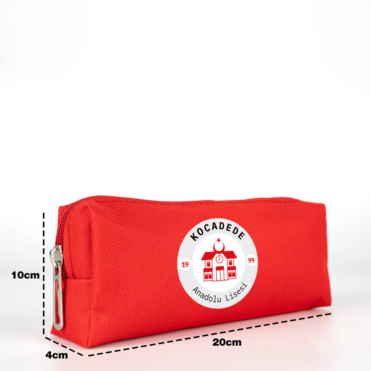 Kalemlik Okul Promosyon Kalem Çantası Kırmızı (Özelleştirilebilir) - kullanım örneği