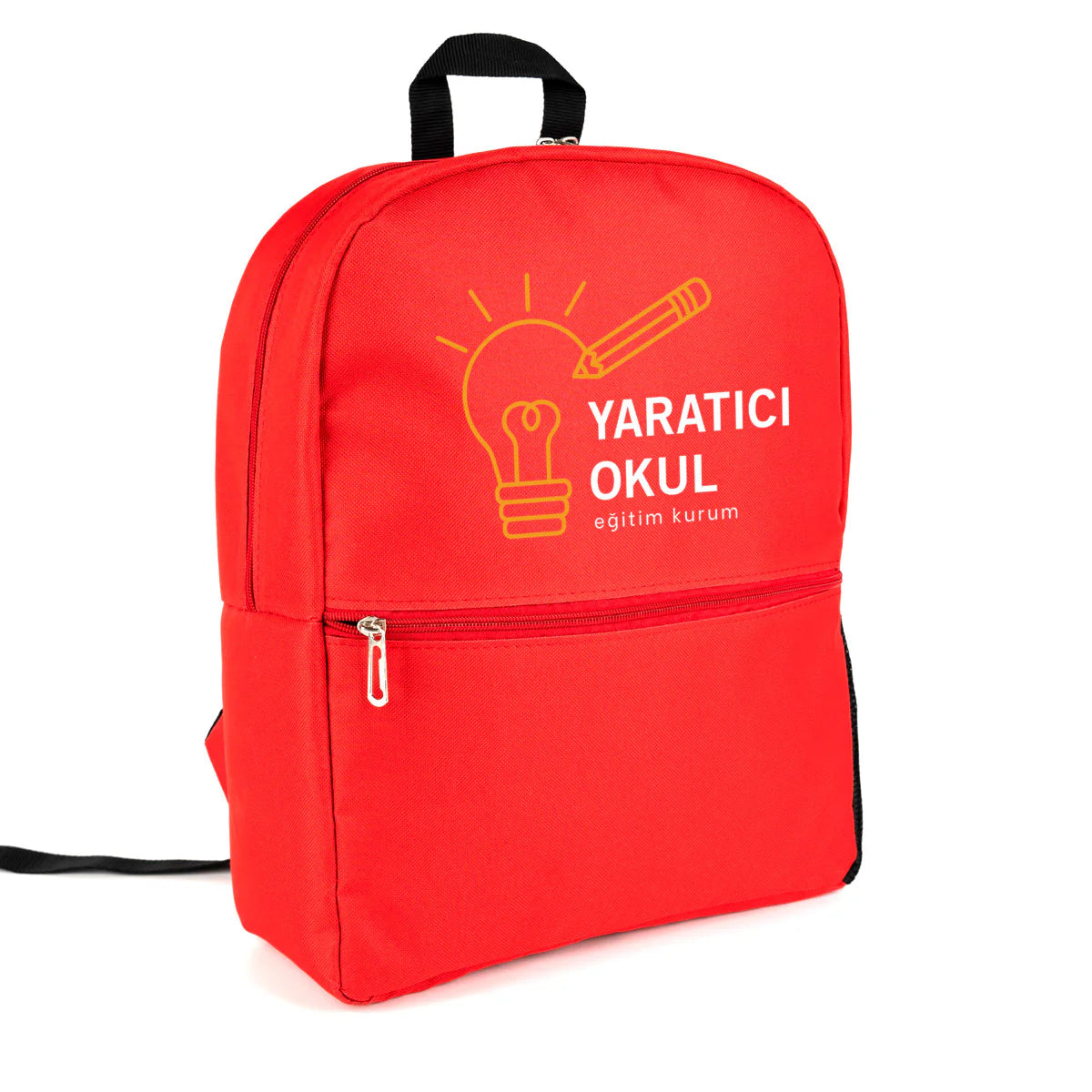 Sırt Çantası Okul Öğrenci Seyahat Promosyon İmperteks Kırmızı - farklı açı