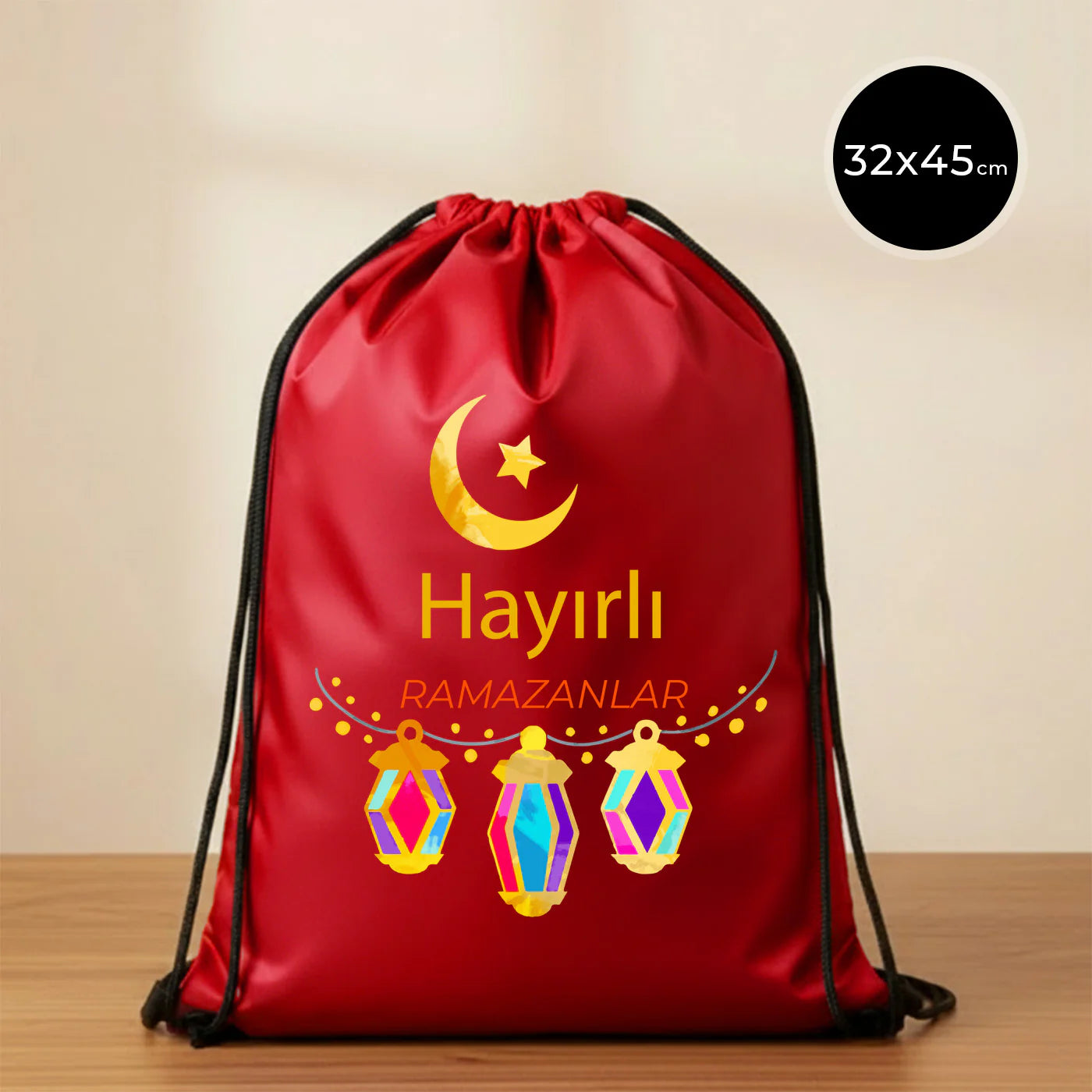 32x45 cm Kırmızı İmperteks Sırt Çantası - Bayram Çantam