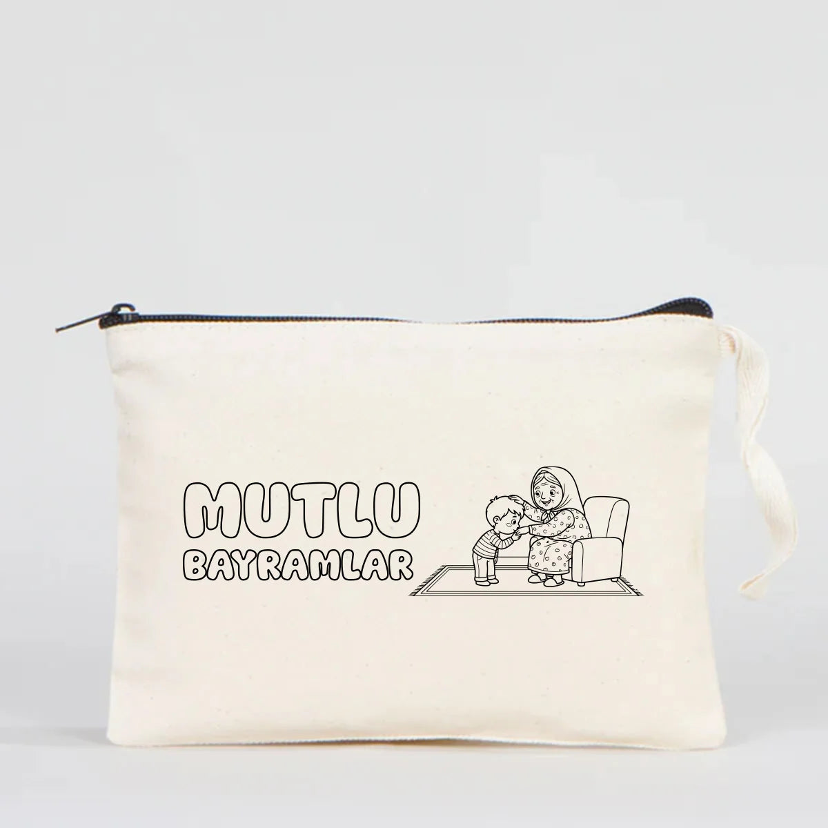 Boyanabilir 21x15 cm Astarsız Clutch - Bayram Cüzdanı - farklı açı