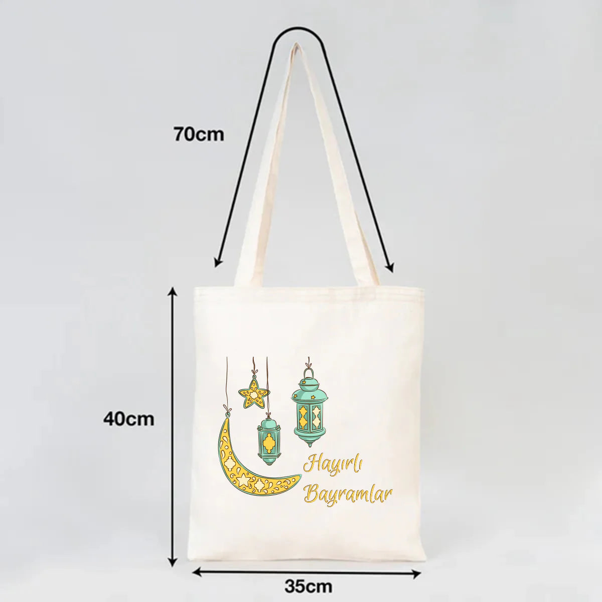 35x40 cm Gabardin Bez Çanta - Bayram Çantası - farklı açı