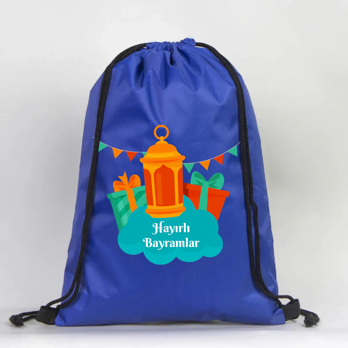 32x45 cm Saks Mavi İmperteks Sırt Çantası - Bayram Çantam - farklı açı
