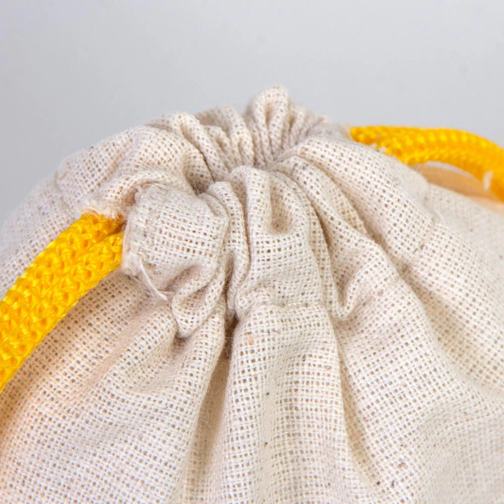10x13 Sarı İpli Bez Kese – Kadınlar Günü Hediyesi
