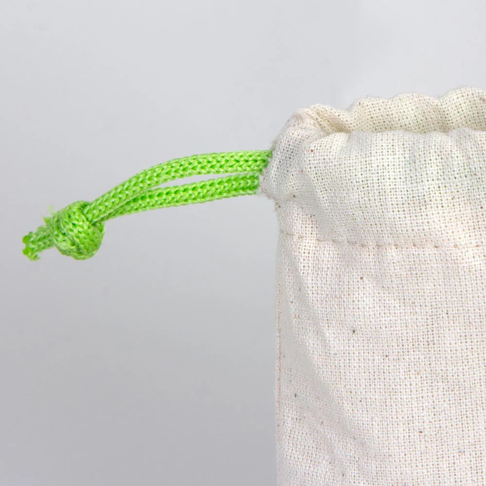 10x13 Yeşil İpli Bez Kese – Kadınlar Günü Hediyesi