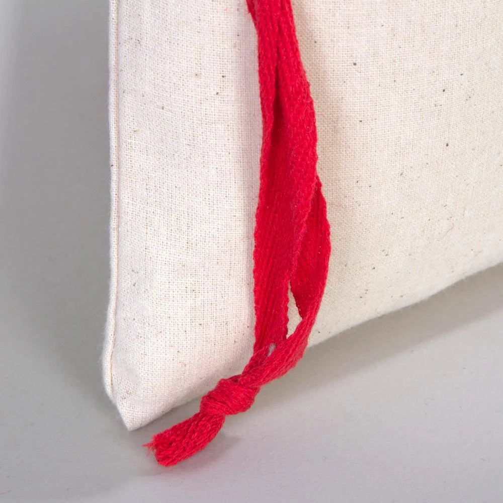 15x20 cm Renkli İp Kırmızı Bez Kese – 23 Nisan Hediyesi - görsel 10