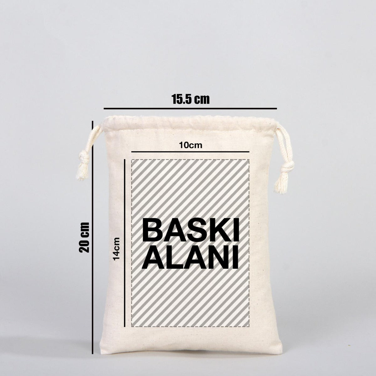 Karne Günü Hediyesi Bez Kese – 15,5 × 20 cm (Özelleştirilebilir)