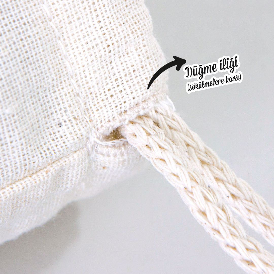 Karne Günü Bez Kese – 15,5 × 20 cm Tek Tutma Kısa Kulp (Özelleştirilebilir)