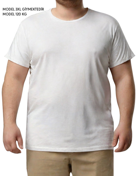 Büyük Boy T-shirt - Beyaz