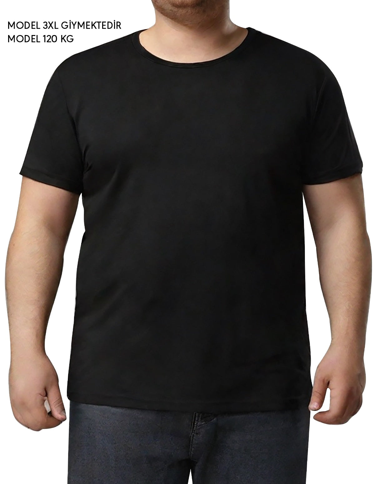 Büyük Boy T-shirt - Siyah