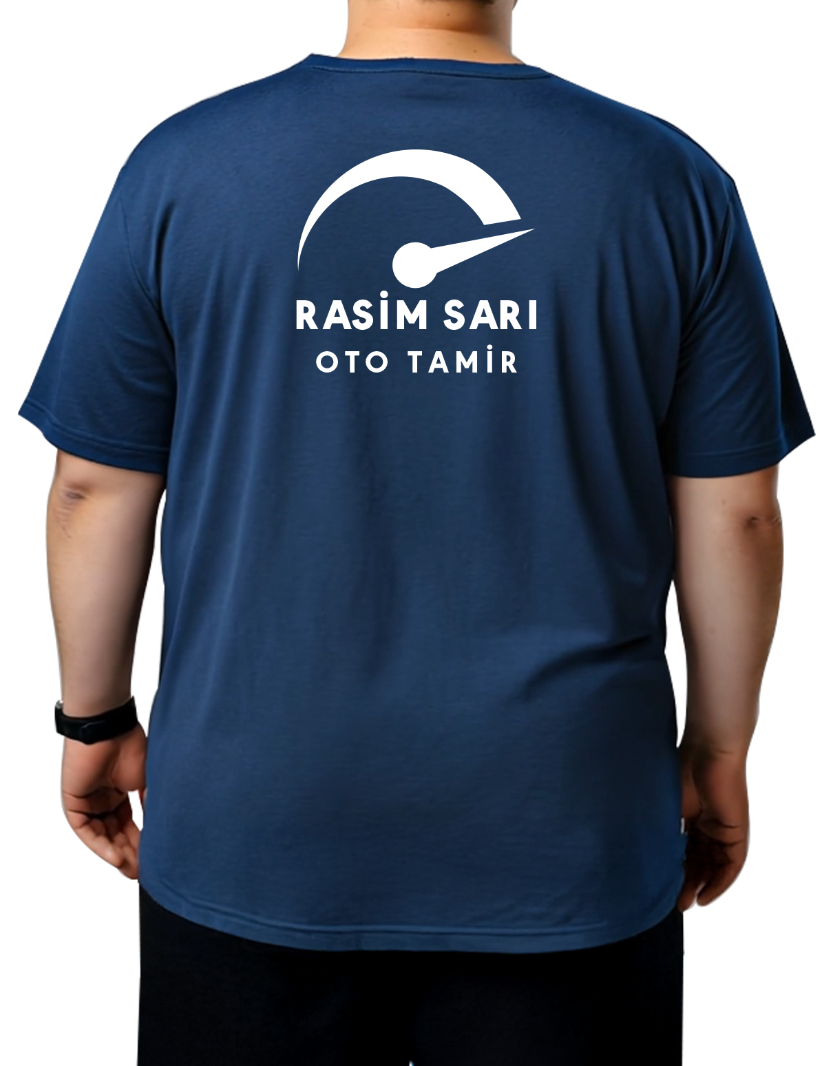 Toptan Büyük Boy Tişört -  Lacivert (Özelleştirilebilir)