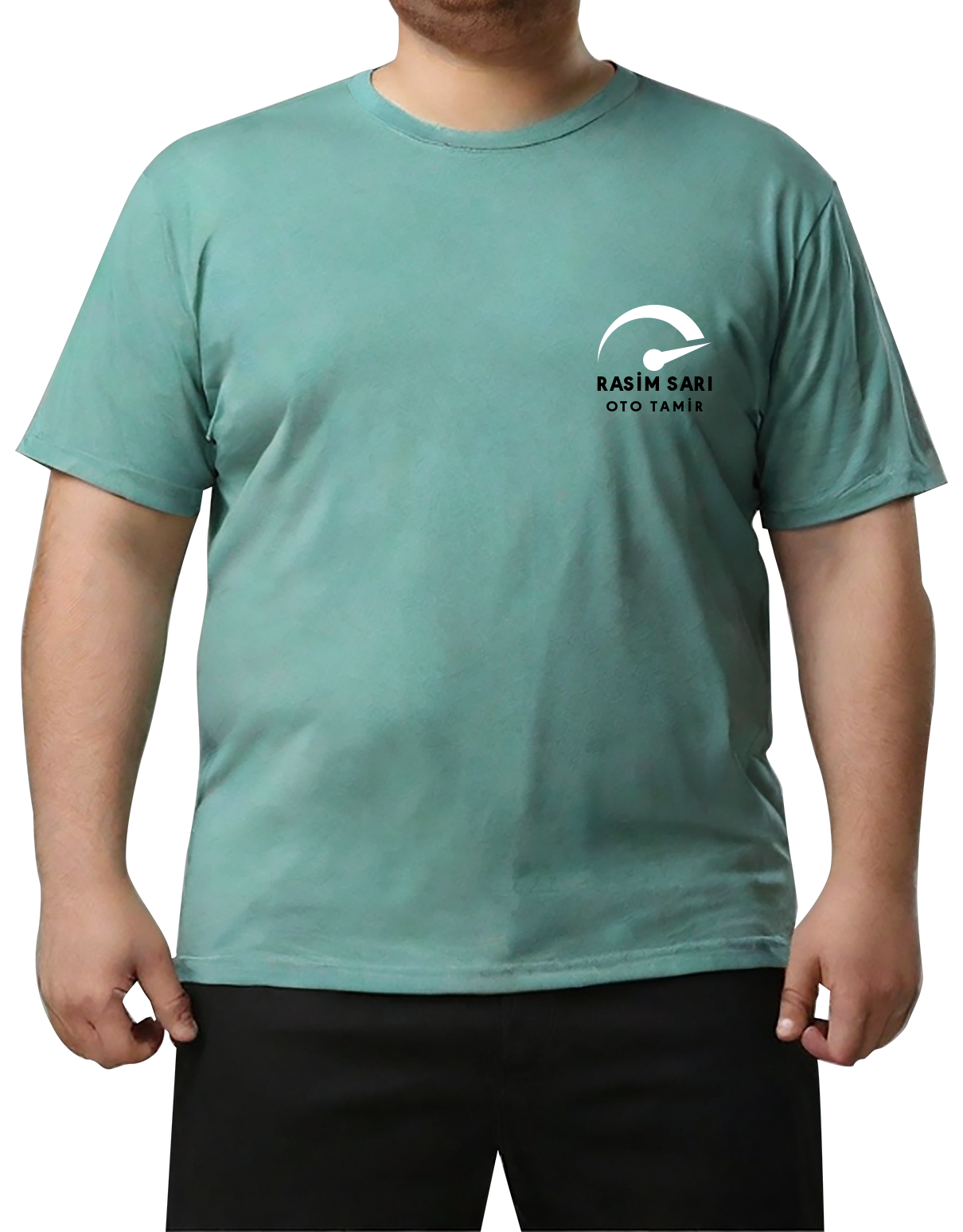 Toptan Büyük Boy Tişört -  Mint Yeşil (Özelleştirilebilir)