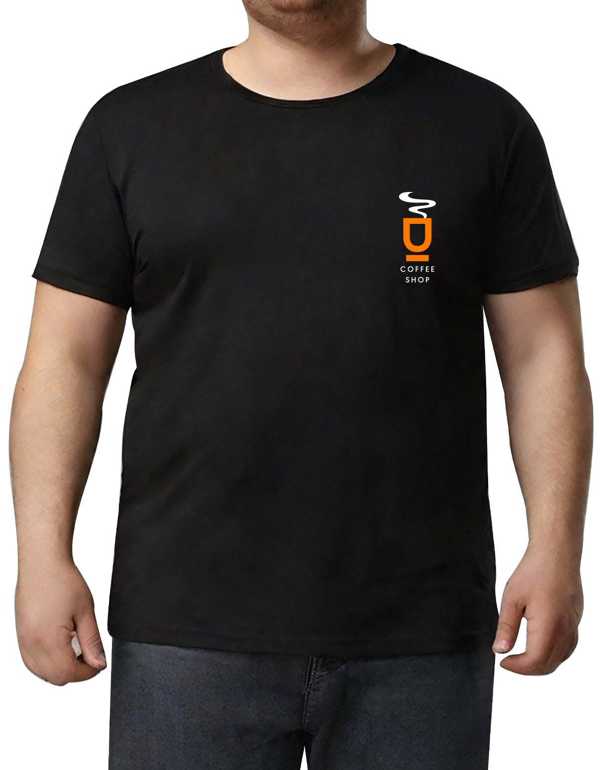 Büyük Boy T-shirt - Siyah (Özelleştirilebilir) - görsel 6