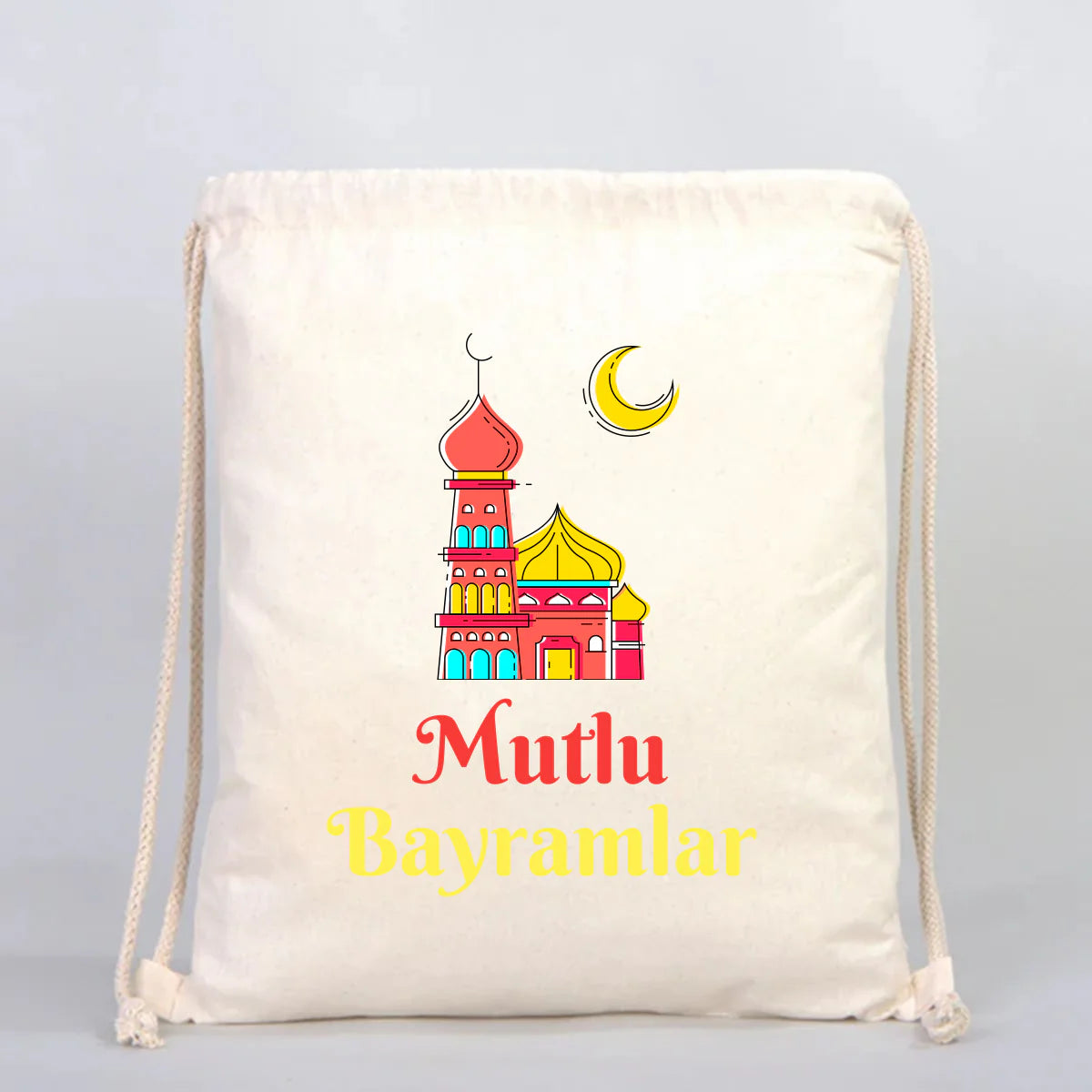 Büzgülü Sırt Modeli Hediyelik Günlük Kullanım 35x40 cm - Bayram Çantası - farklı açı