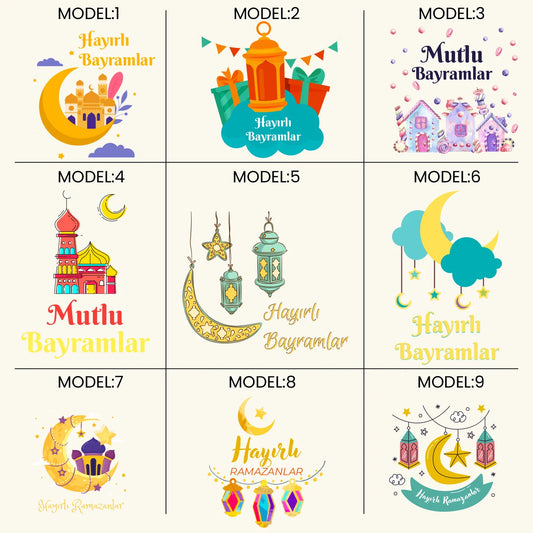 20x30 Siyah Kurdelalı Bez Kese – Bayram Çantası