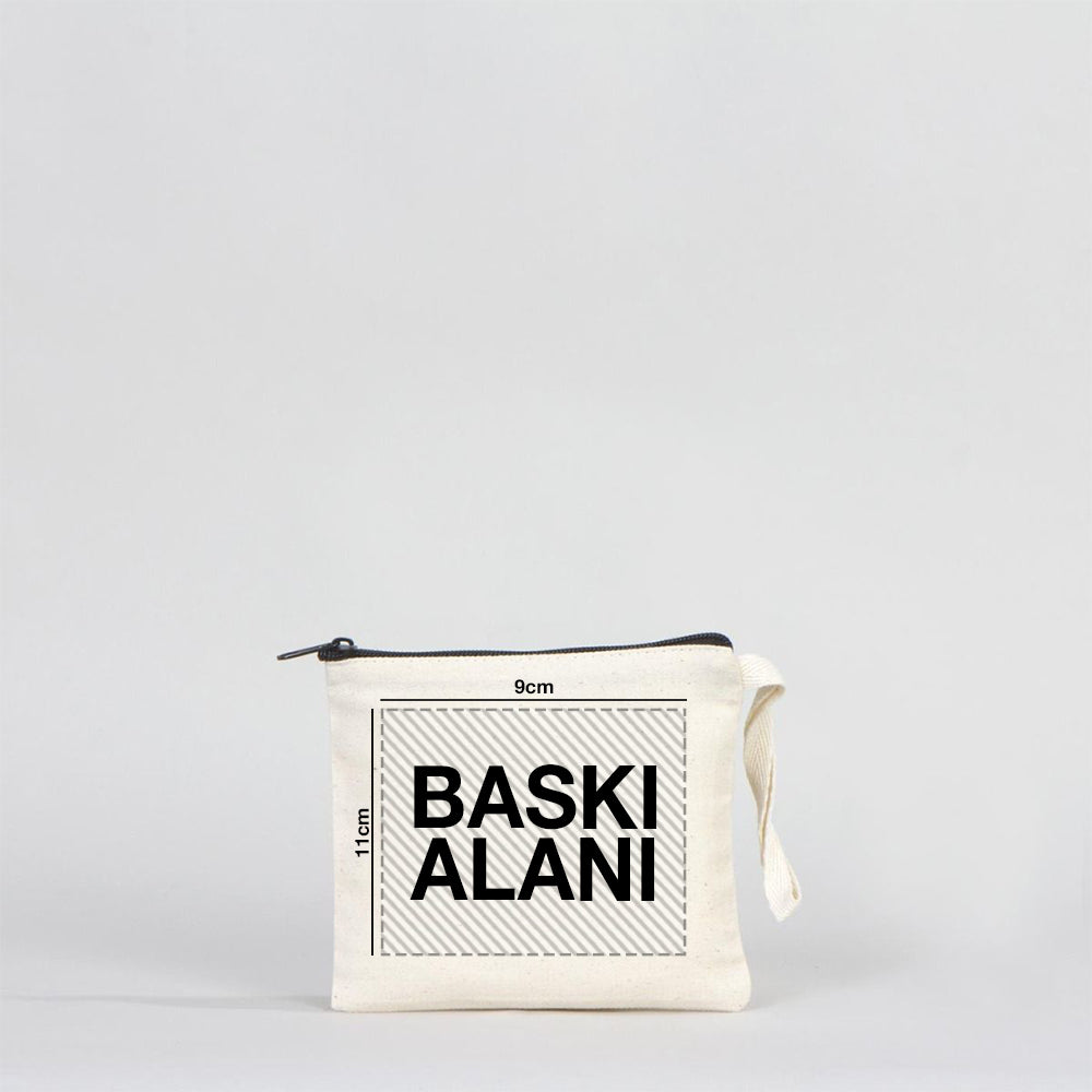 Karne Günü Desenli Clutch Astarsız Çanta – 15x13 cm