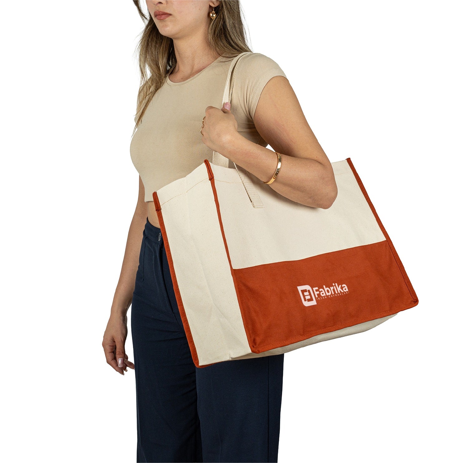 Elite Kanvas Alışveriş ve Plaj Çantası – 390gr Dayanıklı Kumaş, 45x35x19 cm, ... - görsel 11