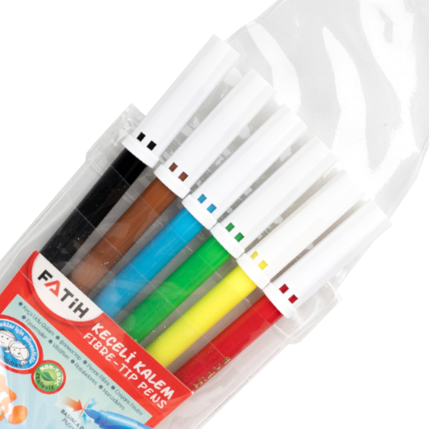 Fatih / Keçeli Kalem 6'lı Pvc
