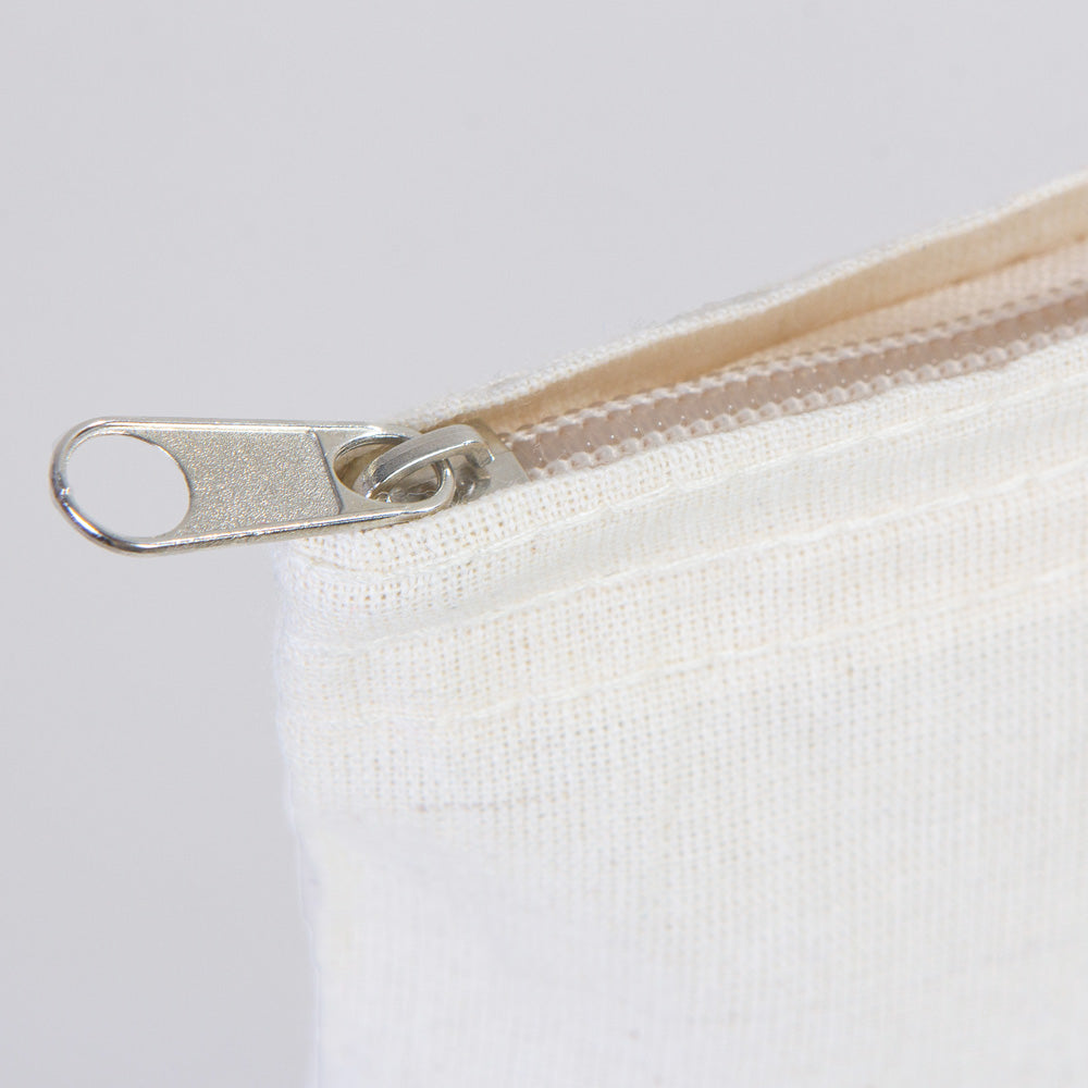 Karne Günü Hediyesi Fermuarlı Ham Bez Çanta – 35x40 cm – Özelleştirilebilir