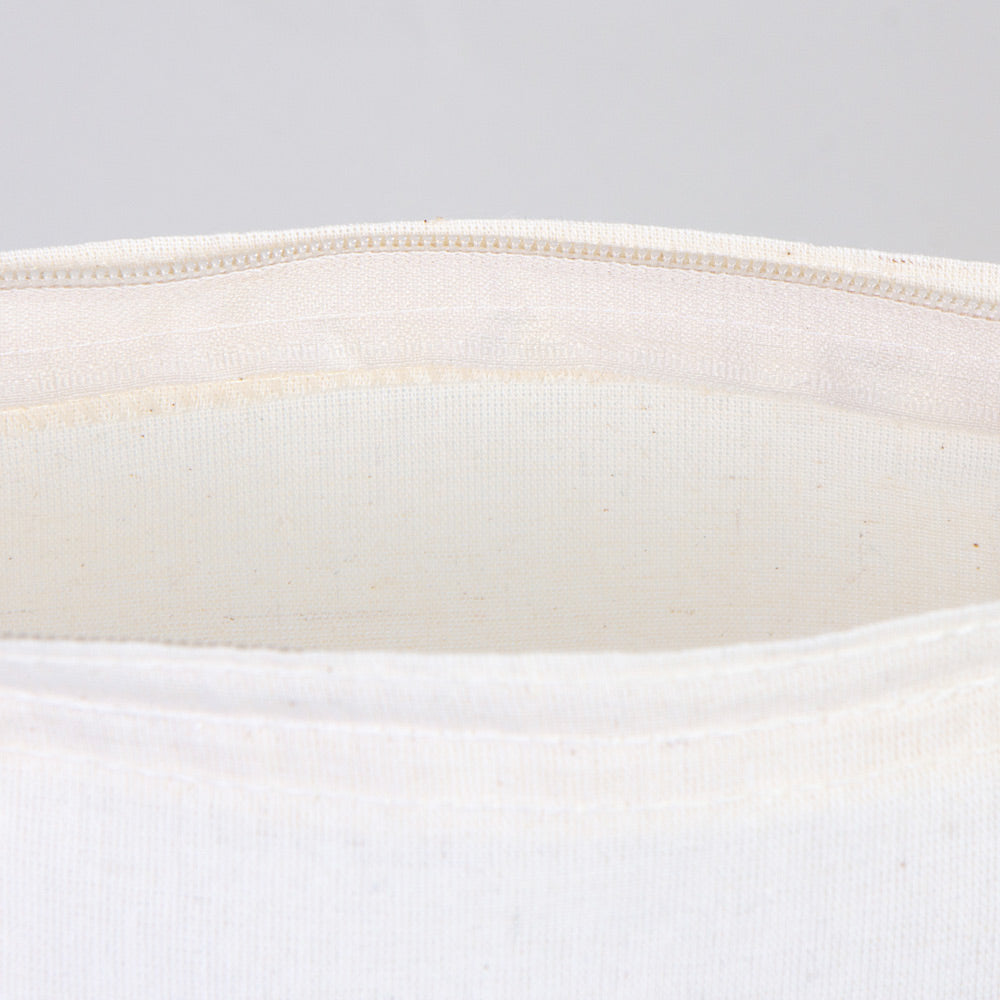 Karne Günü Hediyesi Fermuarlı Ham Bez Çanta – 35x40 cm – Özelleştirilebilir