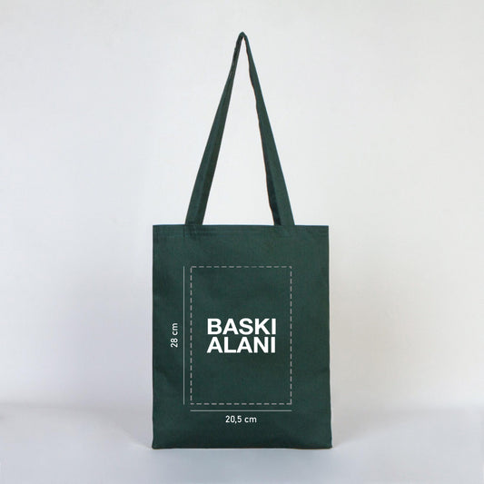 Gabardin Bez Çanta Yeşil 35x40 cm