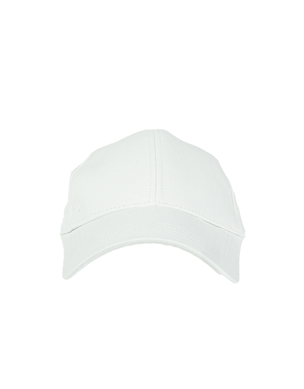 1. Kalite Gabardin Pamuklu Şapka - Beyaz