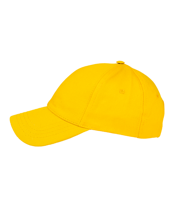 1. Kalite Gabardin Pamuklu Şapka - Sarı