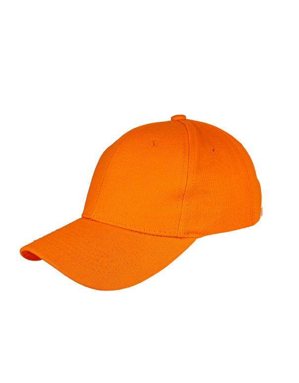 1. Kalite Gabardin Pamuklu Şapka - Turuncu