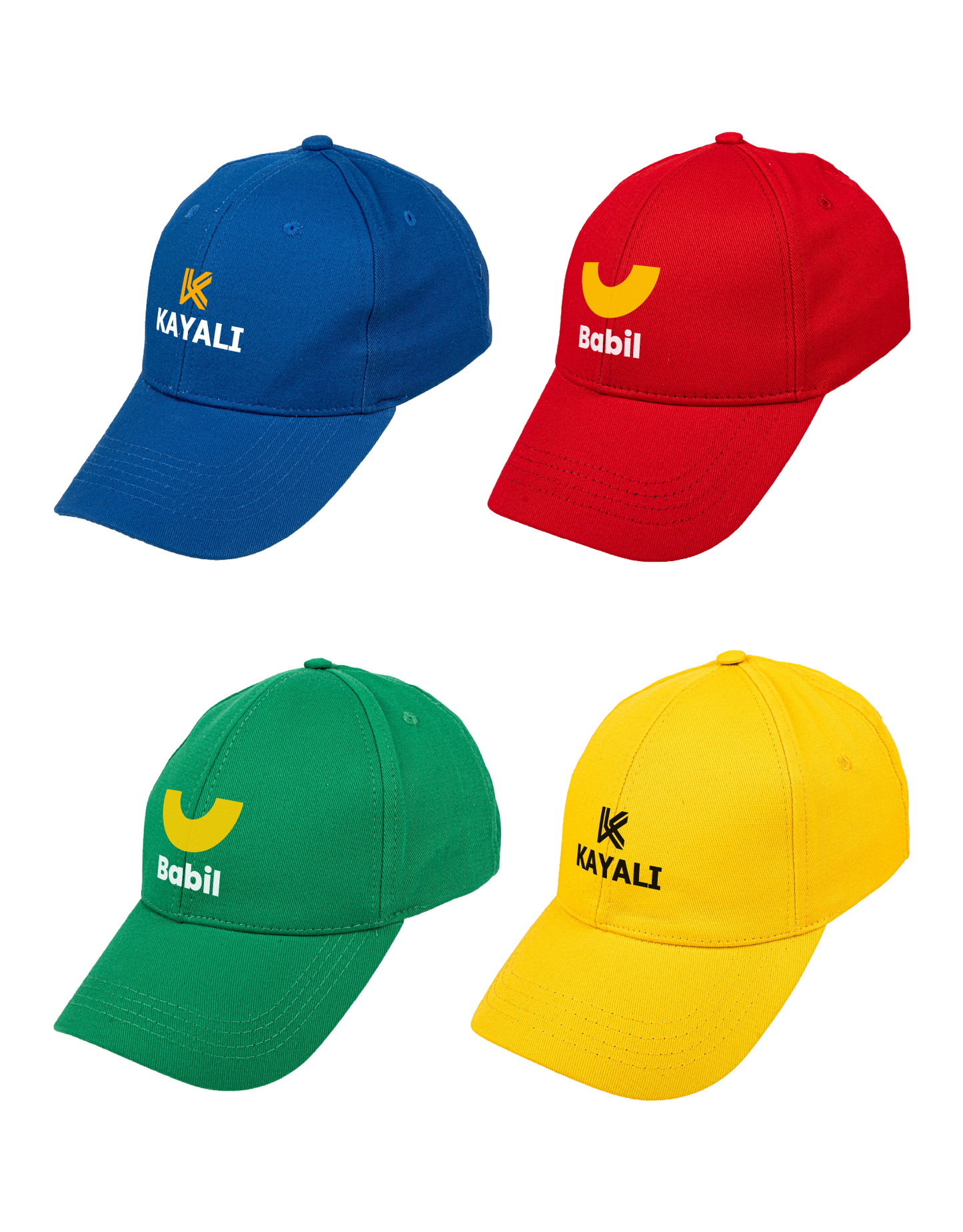 1. Kalite Gabardin Pamuklu Şapka - Yeşil (Özelleştirilebilir)