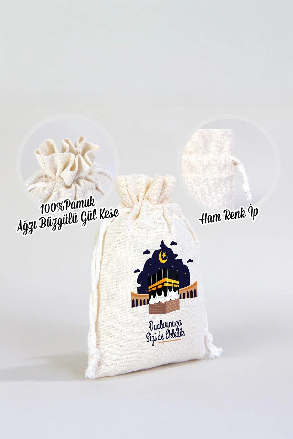 10x14,5 cm Sizlere Kabe-i Muazzama’dan Sevgi ve Selam Getirdik | Hac ve Umre ... - kullanım örneği