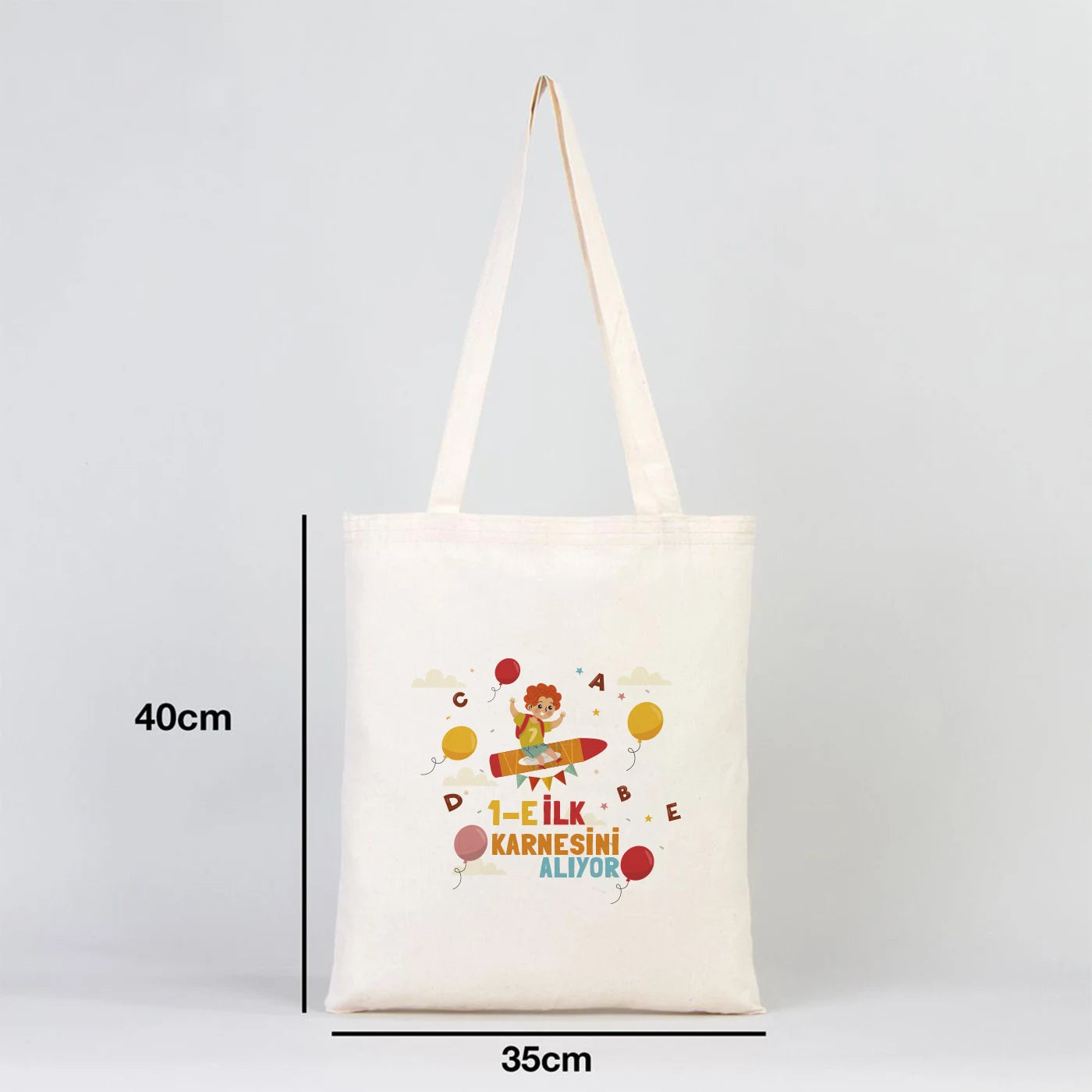 35 cm x 40 cm ölçüsünde Ham Bez 35 cm x 40 cm çanta