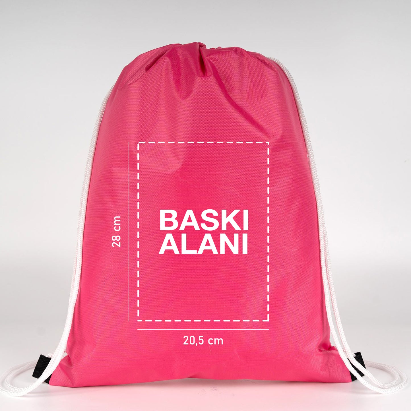 İmperteks Sırt Çantası 32x45 cm Fuşya (Özelleştirilebilir)