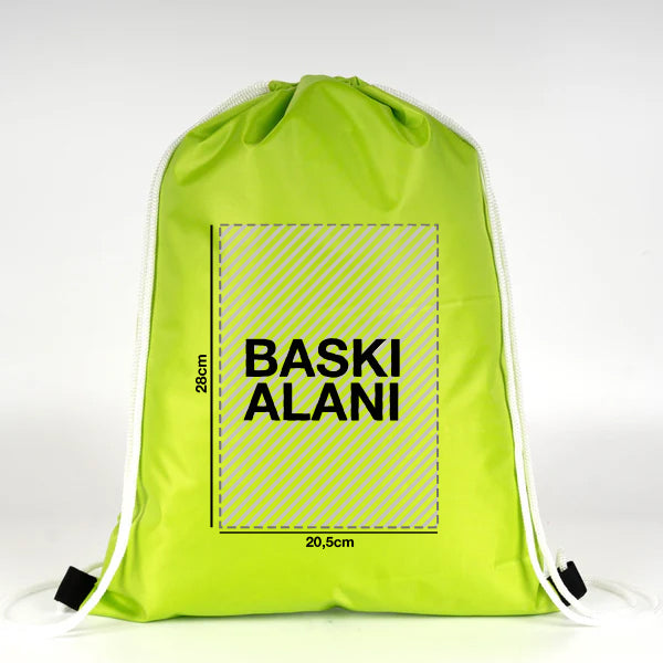 İmperteks Sırt Çantası 32x45 cm Yeşil (Özelleştirilebilir)