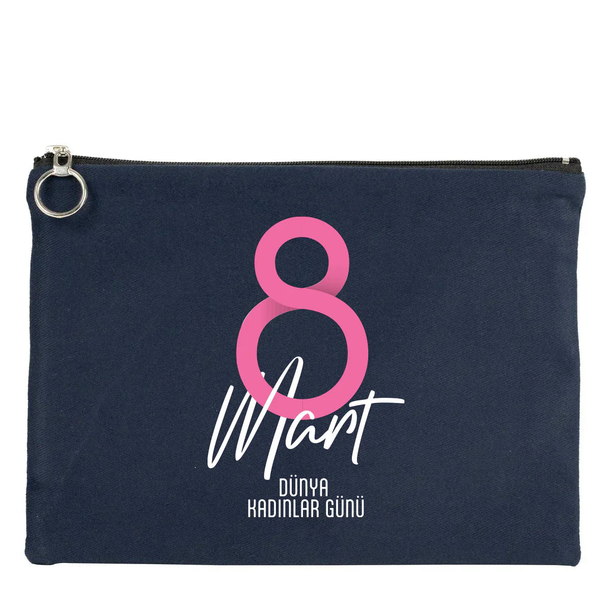 30×21 cm Lacivert Portföy Çanta Astarlı – Kadınlar Günü Hediyesi - kullanım örneği