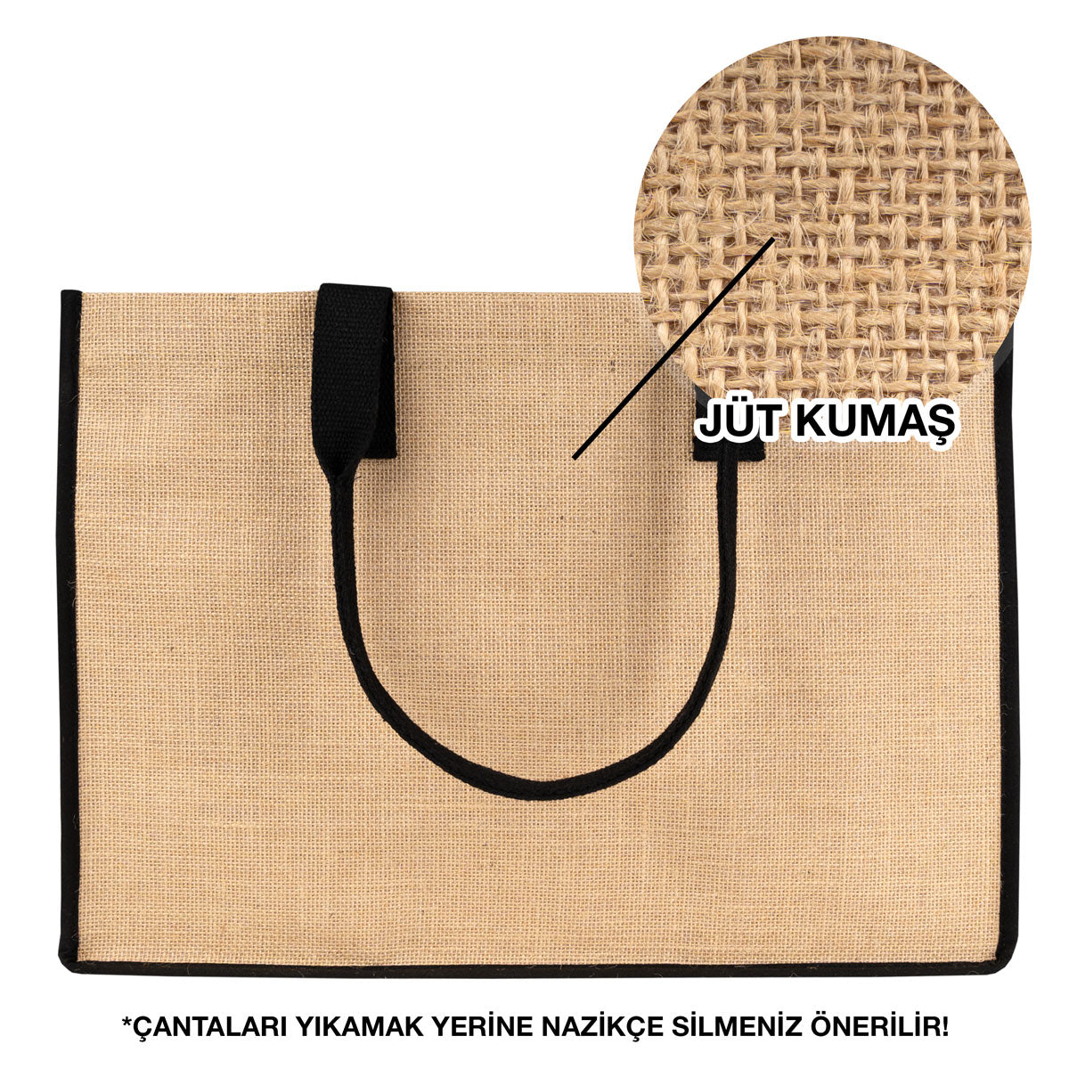 Logo baskılı large jüt çanta, promosyon etkinlikleri için ideal