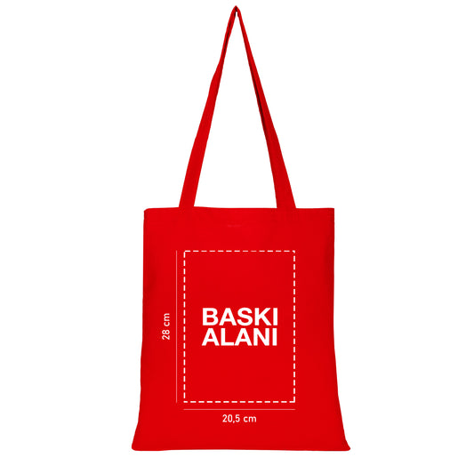 Ham Bez Çanta 35x40 cm Kırmızı Renk