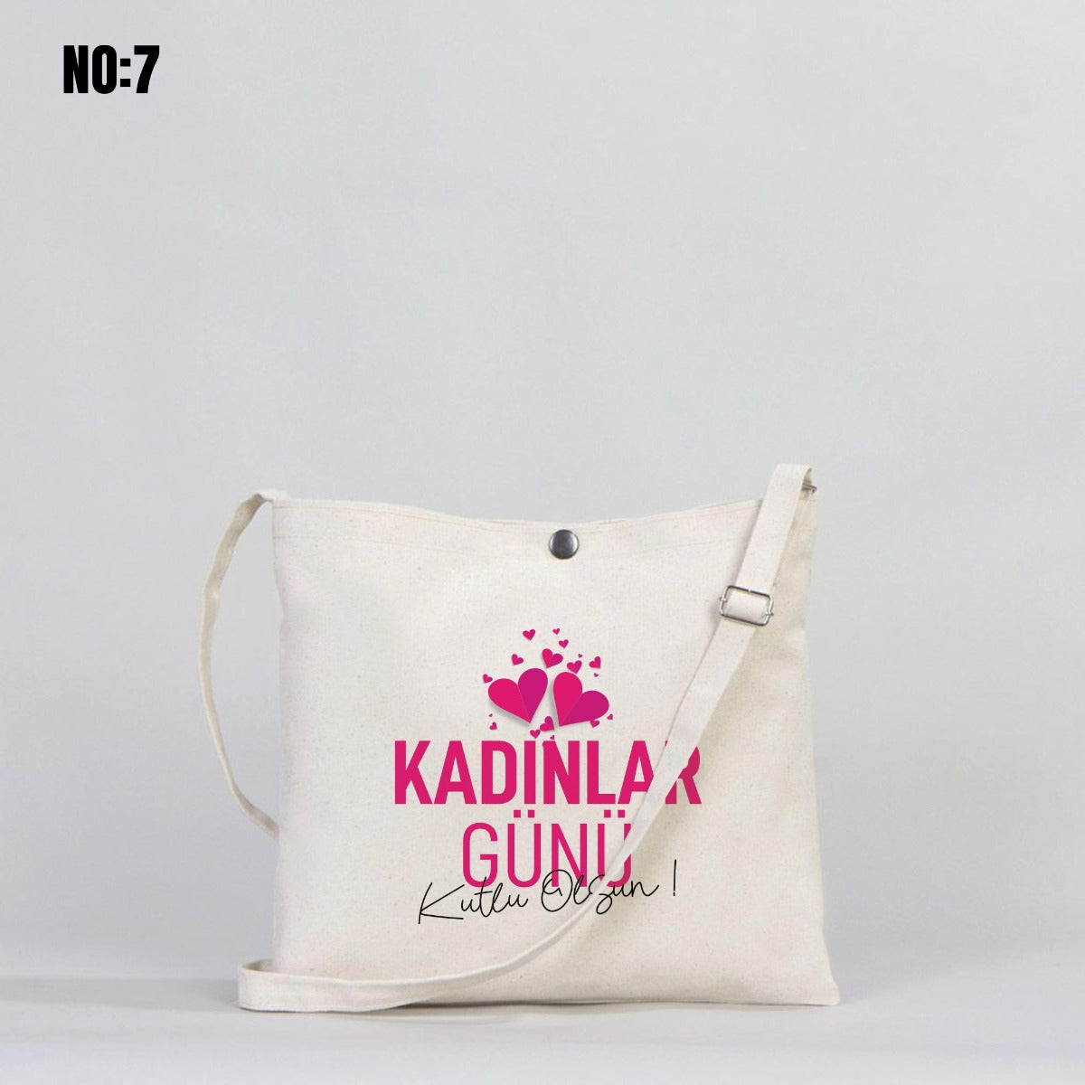 Kadınlar Günü Kanvas Heybe - görsel 18