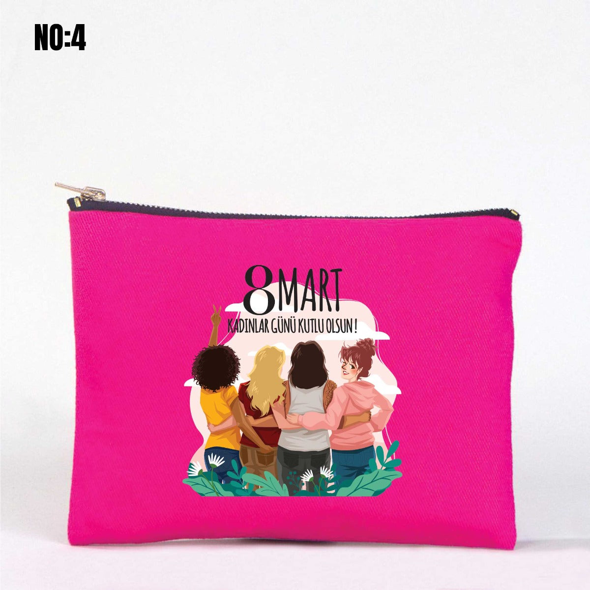 Kadınlar Gününe Özel Renkli Star Clutch - 21x15 cm - farklı açı