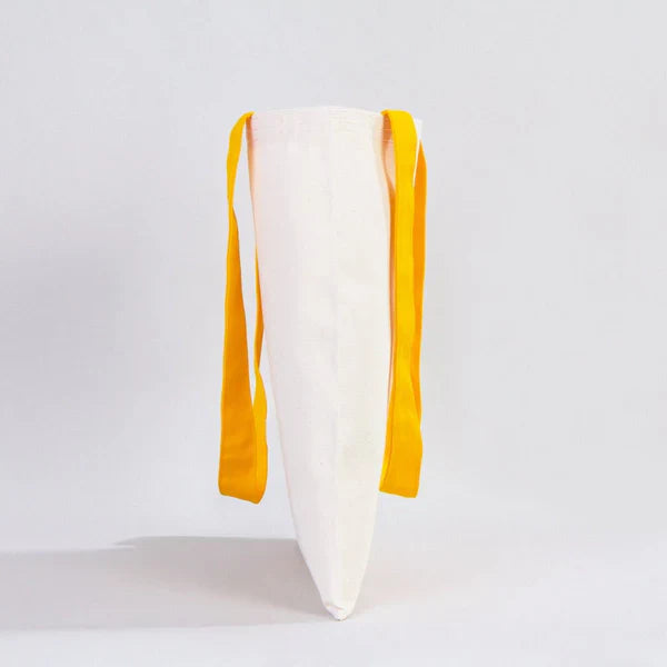 35x40 cm Sarı İç Cepli Kanvas Bez Çanta - Bayram Çantası - görsel 10
