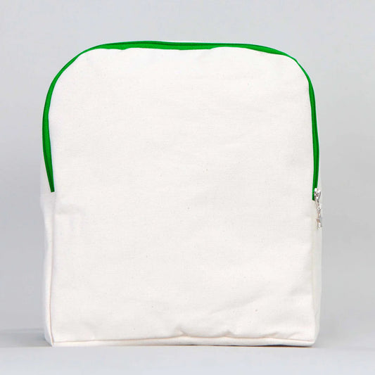Kanvas Sırt Çantası VİP Yeşil - 25x32x10 cm